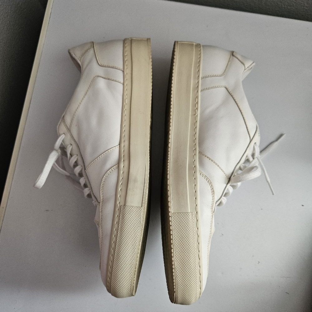 Common Projects White Zeus Prototype Low Sneakers… - image 7
